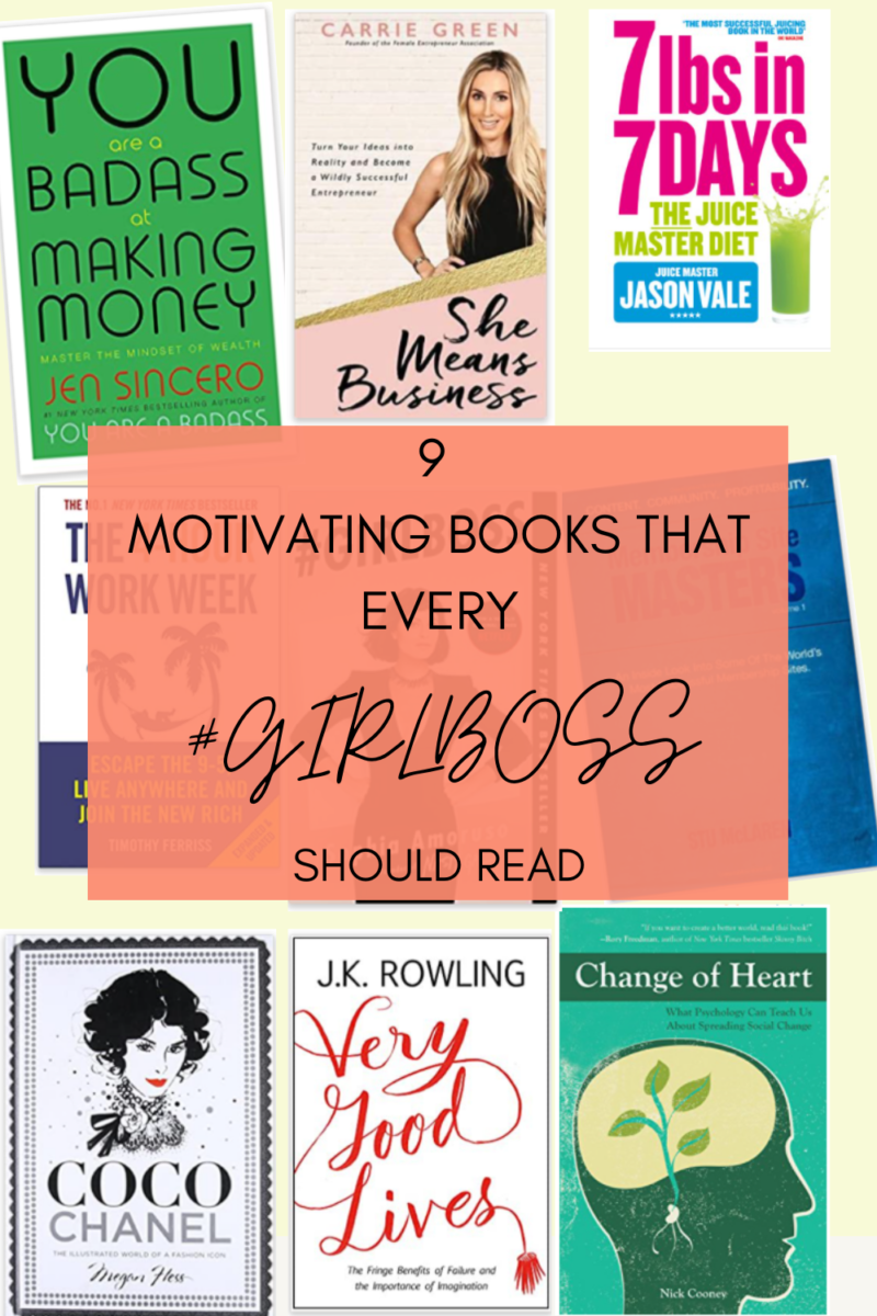 9 Motivating Books that Every Girlboss Should Read!