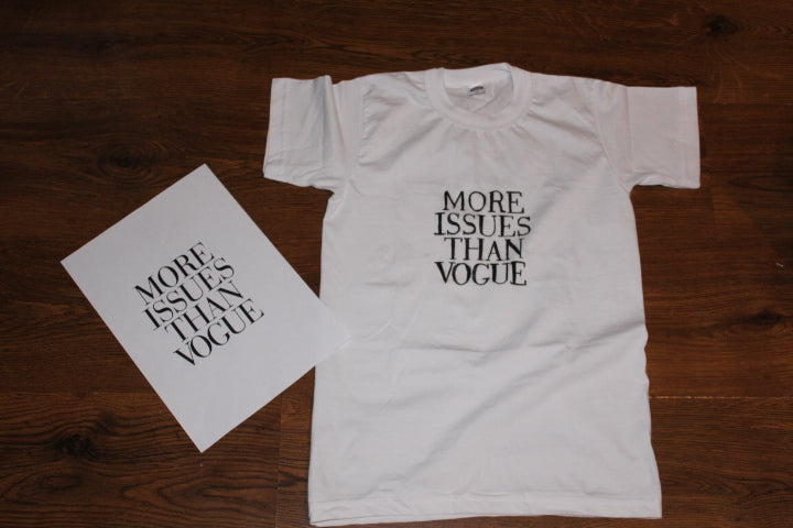 DIY “MORE ISSUES THAN VOGUE” T-shirt