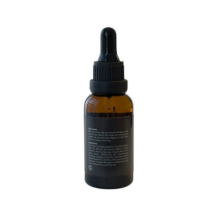 Unscented Hemp Infused Beard Growth Oil